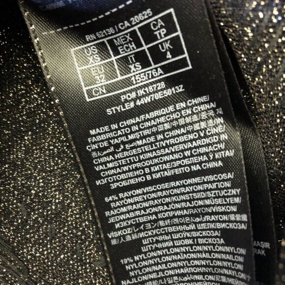 MARCIANO BEADED BODYCON MINI SKIRT IN SIZE EXTRA SMALL - Picture 5 of 5